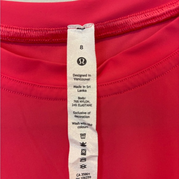 lululemon athletica Pink Women's Crop Top 8 - Picture 4 of 4